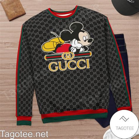 blue mickey mouse gucci sweater|gucci mickey mouse handbag.